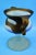 20th CenturyVase in Satin Glass and Galvanized Copper or Bronze by Filip Ravert, Bucharest, 1970s For Sale - Image 3 of 18