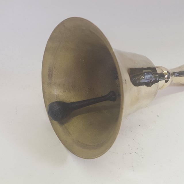 Solid Brass Train Conductor's Bell Chairish