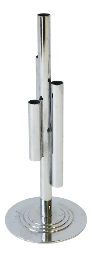 Art Deco Period Tubular Chrome Sculpture by Ruth and William Gerth for Chase