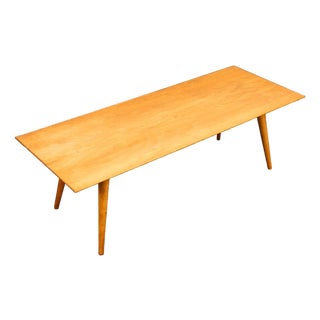 Mid Century Modern Coffee Table Paul McCobb Planner Group Blonde Maple MCM For Sale