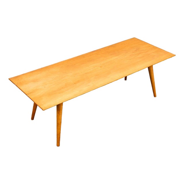 Mid Century Modern Coffee Table Paul McCobb Planner Group Blonde Maple MCM For Sale