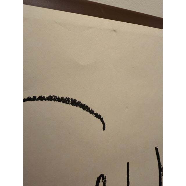 Linen 1984 Henri Matisse “Œuvres Gravées” Galerie Maeght Lelong Paris Exhibition Poster For Sale - Image 8 of 9