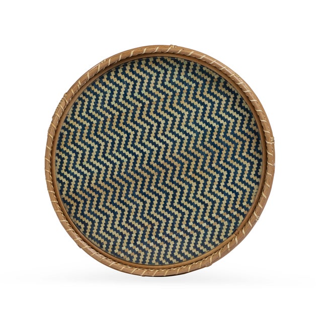 Lindy Rattan Side Table For Sale - Image 4 of 7