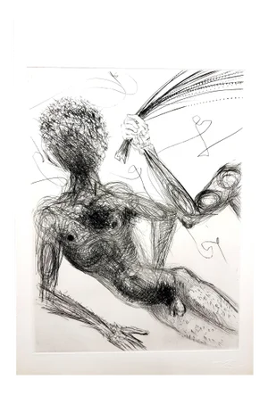 Salvador Dali - Venus in Furs - Original Stamp-Signed Etching 1968
