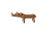 Vintage African Mini Copper Rhino For Sale