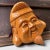 Vintage Japanese Wooden Masks, 1960s, Set of 2 For Sale - Image 6 of 9