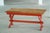 Scandinavian Rustic Farmhouse Dining Table in Red Painted Pine, Sweden, 1920s For Sale - Image 4 of 17