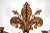 Late 19th Century Antique Italian Fleur De Lys Wall Candle Sconce For Sale - Image 5 of 9