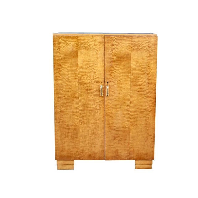 Art Deco Sycamore Cabinet, 1920s For Sale - Image 8 of 8