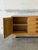 Wood Oak Low Sideboard Credenza With Four Drawers and Two Doors Danish Mid-Century Modern 1970s For Sale - Image 7 of 12