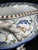 White Antique French Hand Painted Faience Jardiniere with Tree Branch Handles, 1880s For Sale - Image 8 of 11