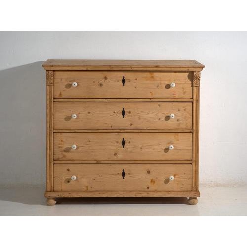Antique Chest of 4 Drawers For Sale - Image 6 of 11