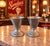 Antique Vortex Art Deco Metal Soda Fountain Sundae Cup Holders – Pair For Sale - Image 4 of 6