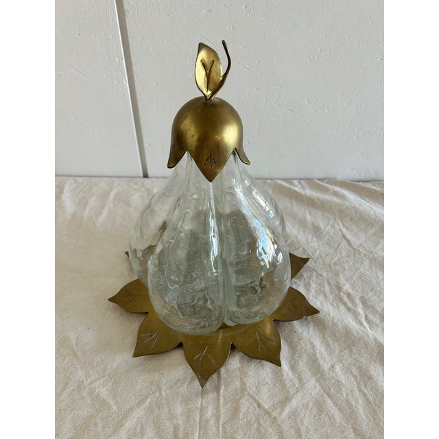 Mid-Century Modern Vintage Midcentury Pear Shaped Multipurpose Decanter Set For Sale - Image 3 of 11