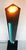 Postmodern Rudi Stern Torchiere Lamp "Let There Be Neon" Offered for sale is a black postmodern Rudi Stern neon aluminum...