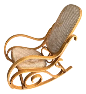 Vintage Thonet-Style Bentwood Rocking Chair – C. 1970