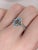 1.8ct Aquamarine Ring with Earth Mined Diamonds in Solid 14k Gold Oval 9x7mm For Sale In Columbus - Image 6 of 8