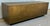 Original retail $3240, stylish Currey & Co. Modern Antique Brass Finished Jahnu Bench, black plinth base, showroom floor...