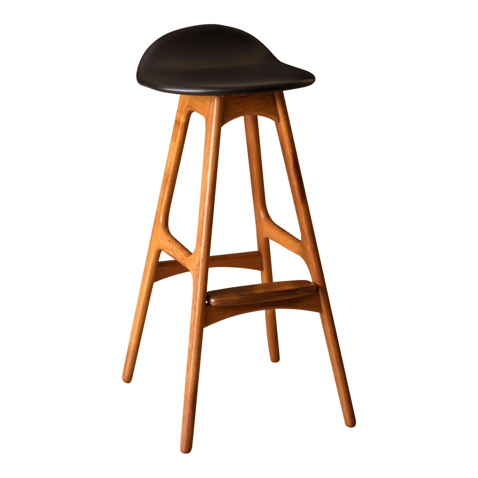 スツール Denmark Vintage Teak Stool vintage-danish-teak-bar-stool-