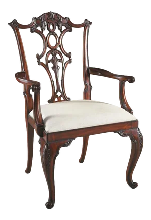 Maitland-Smith Cabriole Arm Chair