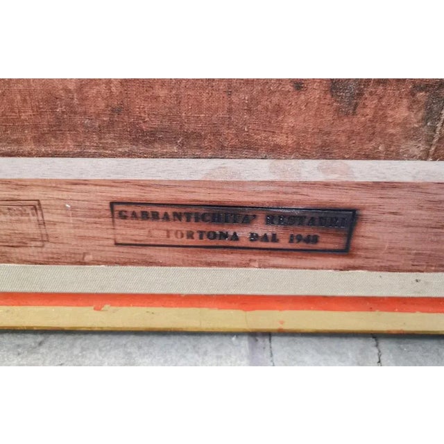 Lombard School Artist, Visitation of Mary, 16th Century, Oil on Canvas For Sale - Image 9 of 13