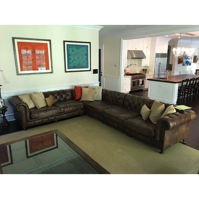 Restoration Hardware Kensington L Shaped Sectional Couch With