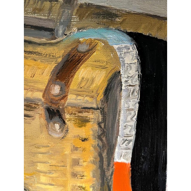 Luce Brélaz, Tailor's Case, Oil on Canvas For Sale - Image 5 of 10