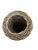 Large Handwoven Rattan Reed Basket Bi Cone For Sale - Image 6 of 12