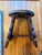 Farmhouse Antique Primitive Wooden Milking Stool – Round Top Farmhouse Tabouret, Circa 1900 For Sale - Image 3 of 3