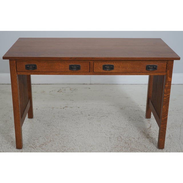 Age: C.1997 Details: Finish no.35 Dovetailed Drawer Construction High Quality Construction Spindle Sides Arts & Crafts...