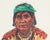 Portraiture 1980 "Man From Zia Pueblo" Casein Painting by Hubert Wackermann For Sale - Image 3 of 7