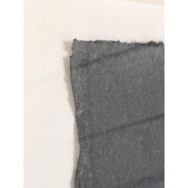 Monumental Robert Flynn Graphite + Charcoal Drawing Signed Framed Minimalism For Sale - Image 9 of 18