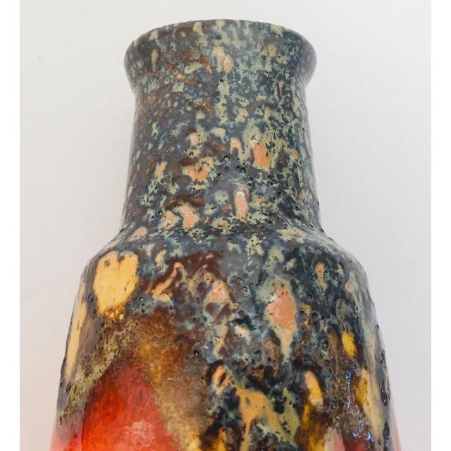 West German “Fat Lava” Studio Pottery Vase, Bauhaus-Inspired, Circa 1960s For Sale - Image 4 of 16