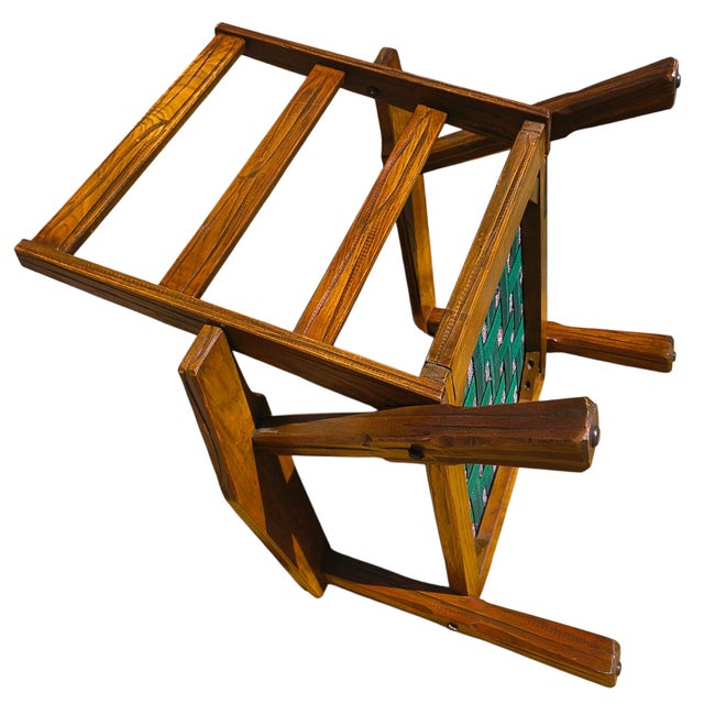 Mid-Century Ranch Oak Lounge Chair Attributed to A. Brandt For Sale - Image 10 of 11