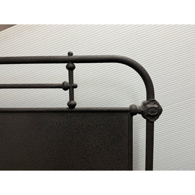 Restoration Hardware Queen Size Restoration Hardware French Academie Bed Frame For Sale - Image 4 of 12