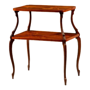 20th Century French Art Nouveau Inlaid Table