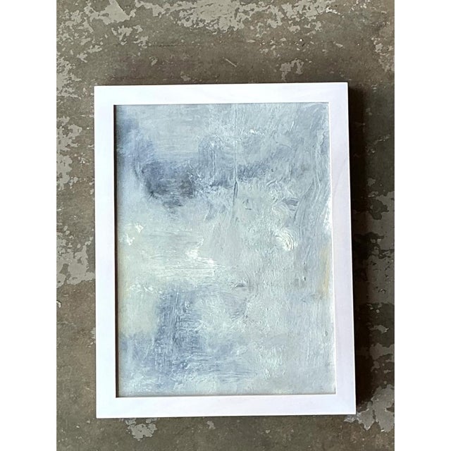 Early 21st Century Vintage Abstract Expressionist Painting For Sale - Image 5 of 12
