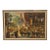 Mid 20th C. European Market Scene Original Painting, Signed For Sale