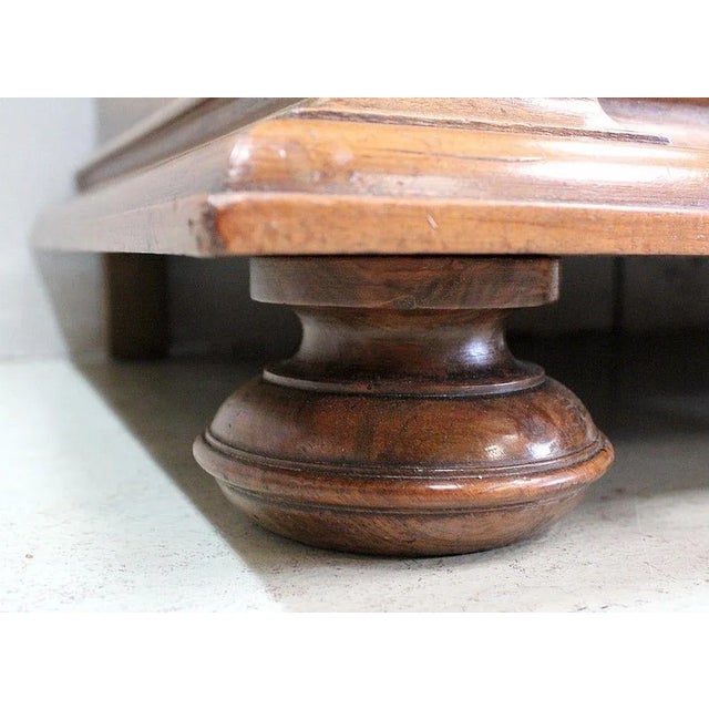 Antique Solid Walnut Breakfast Buffet, 1900s For Sale - Image 16 of 18