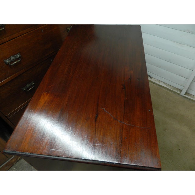 Small Edwardian Mahogany Chest of Drawers, 1890s For Sale - Image 13 of 18