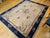 Antique Chinese Peking Rug, Hand-Knotted Wool Pile, Pale Tan & Blue, 9' x 12' For Sale - Image 10 of 18