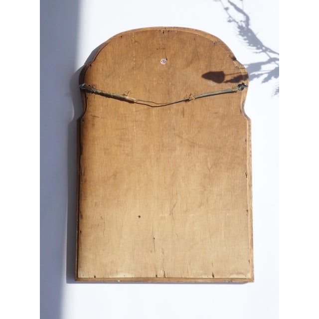 Dutch Arched Walnut Wall Mirror For Sale - Image 12 of 12