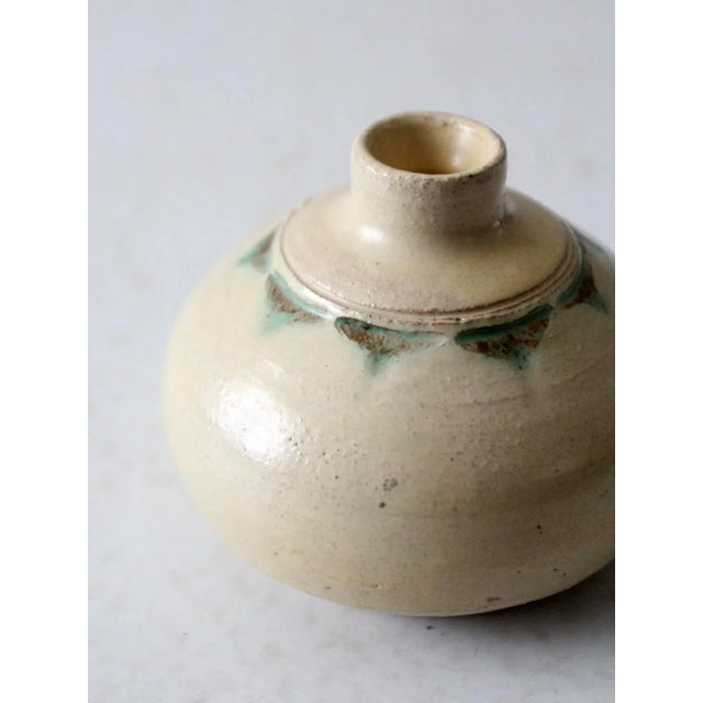 Late 20th Century Vintage Studio Pottery Vase For Sale - Image 5 of 9