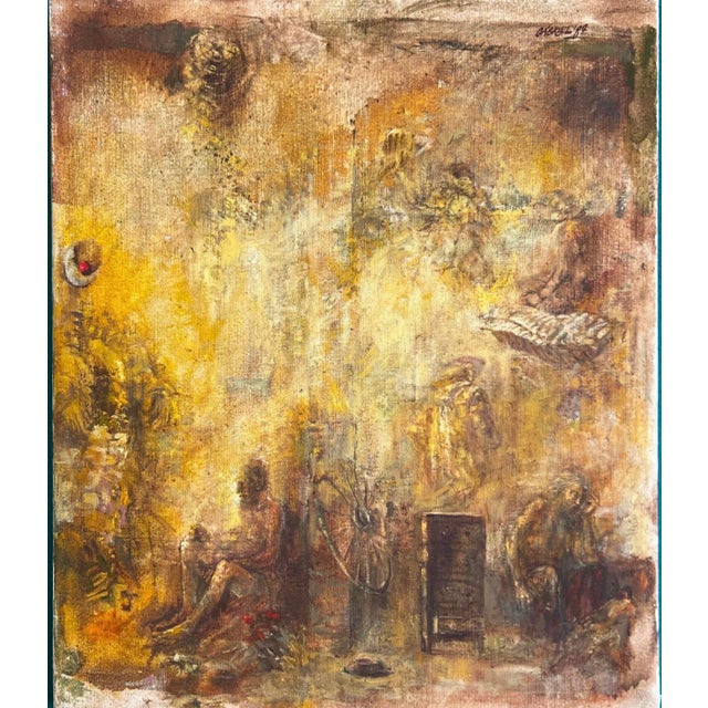 Brown Gabriel Jozsef, Hungary, 1989, Oil Landscape For Sale - Image 8 of 12