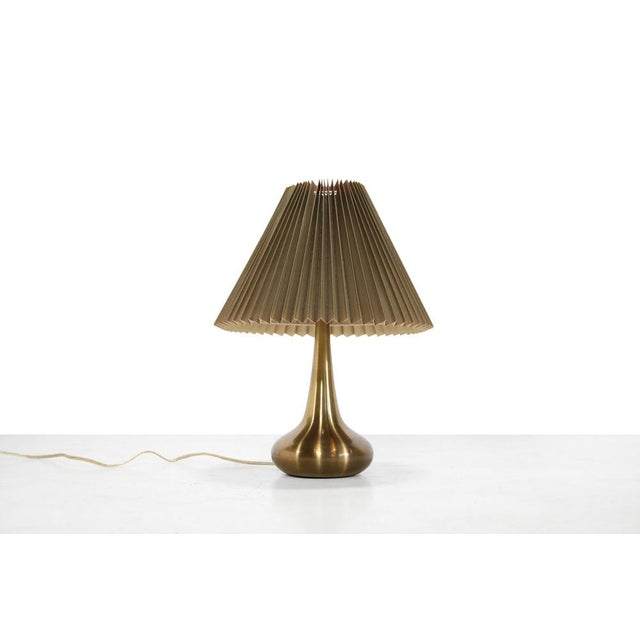 Vintage Brass Orient Table Lamps by Jo Hammerborg, 1960s, Set of 2 For Sale - Image 3 of 6