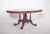 Antique oval dining table dates from the Victorian period, circa 1890, and has been constructed using the finest walnut....