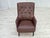 Danish Armchair in Brown Furniture Leather, 1970s For Sale - Image 18 of 18