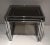 Circa 1970 French Chromed Nesting Tables with Smoked Glass Shelves - Set of 3 For Sale - Image 9 of 13