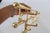 1980s Vintage Brass Plated Coat and Hat Rack Wall Mounted For Sale - Image 5 of 6