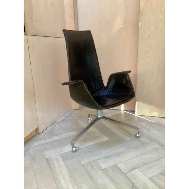 Mid-Century Modern Model 6725 Swivel Tulip Chair by Preben Fabricius & Jørgen Kastholm for Walter Knoll, 1960 For Sale - Image 3 of 8